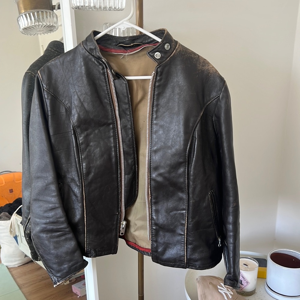Vintage leather jacket